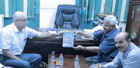 زيارة د. محمود السالمي لمقر مركز حضرموت للدراسات التاريخية والتوثيق والنشر